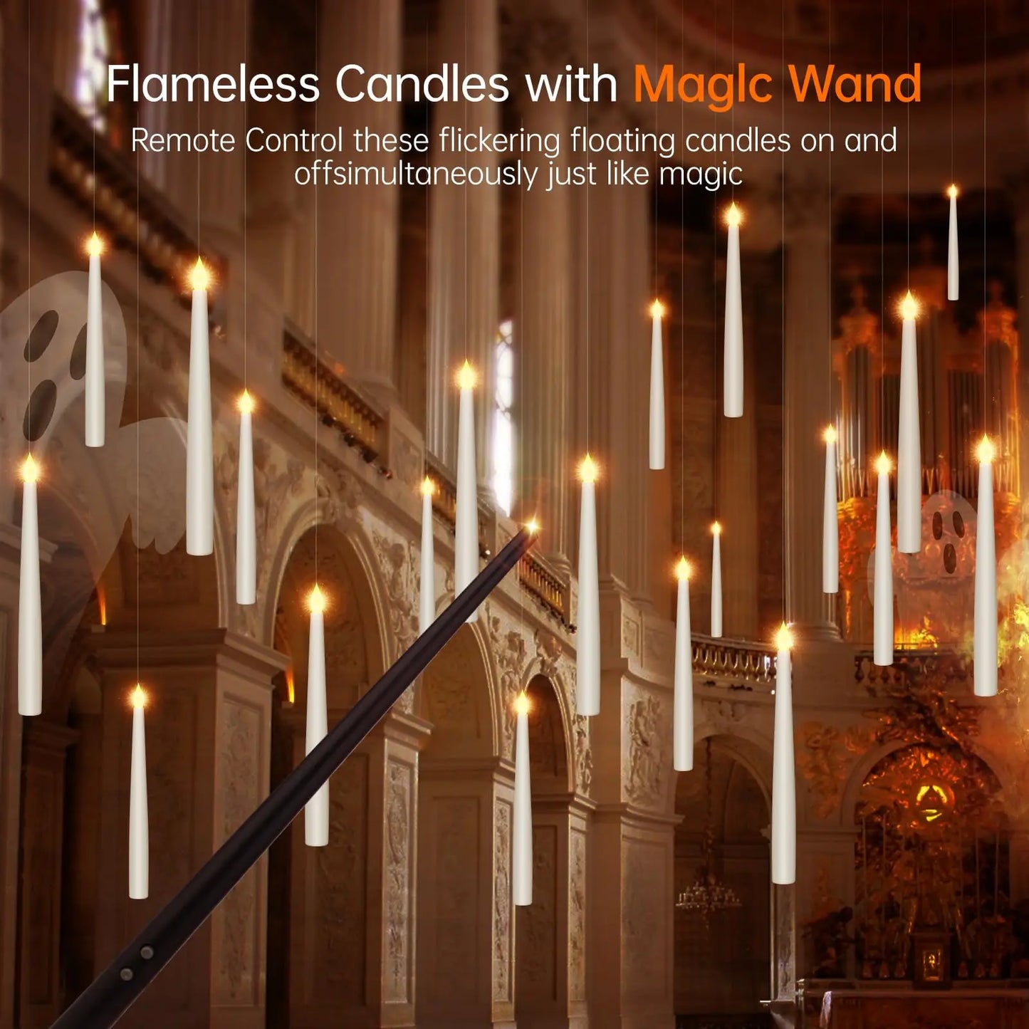 Floating candles "Magic House"